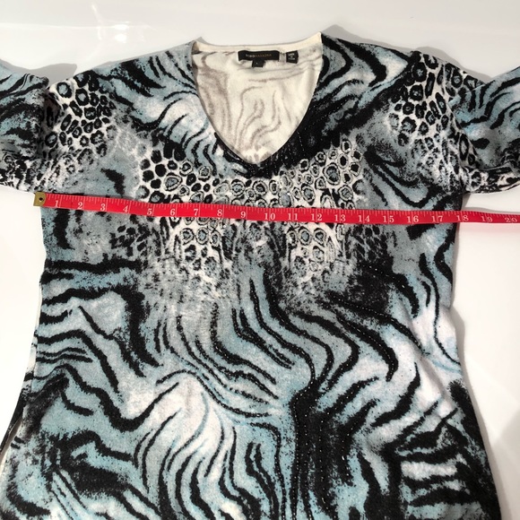 BCBGMaxAzria Leopard Print Sweater Size Large - Picture 7 of 10